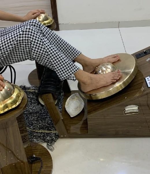 Kansa Thali Foot Massager